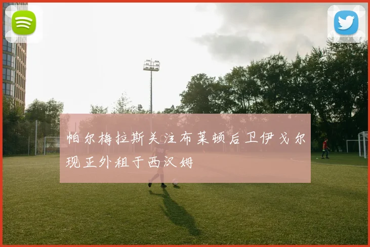 帕尔梅拉斯关注布莱顿后卫伊戈尔现正外租于西汉姆